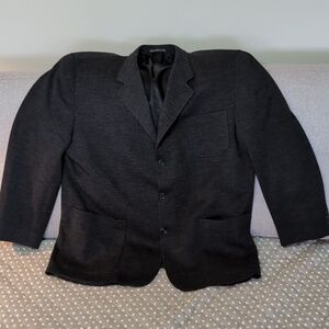 Savoy Woolmark,Pure New Wool Men's Black Blazer.